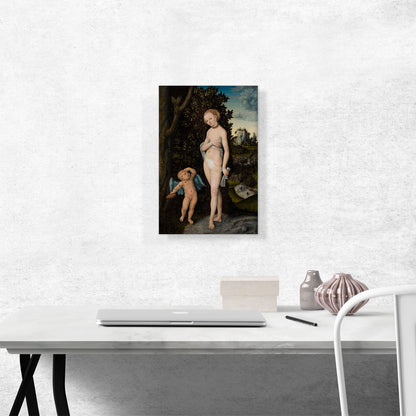 Venus With Cupid Stealing Honey 1530