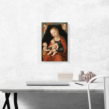 Virgin And Child With St. John Baptist And Two Angels