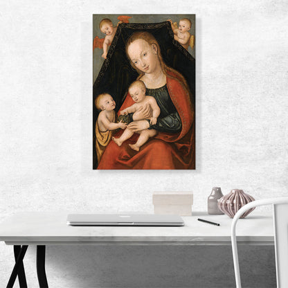 Virgin And Child With St. John Baptist And Two Angels