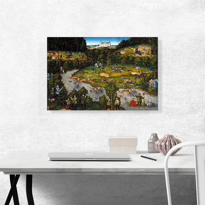 Hunting Near Hartenfels Castle 1540