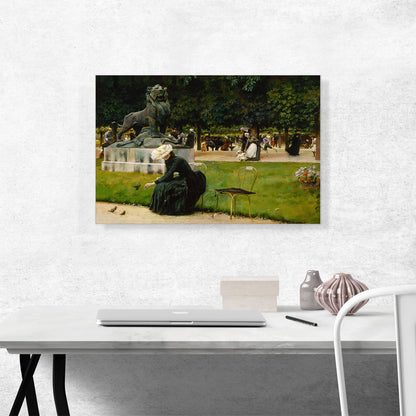 In The Luxembourg Gardens 1889
