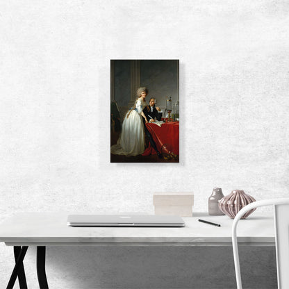 French Chemist Antoine Laurent Lavoisier With Wife 1788