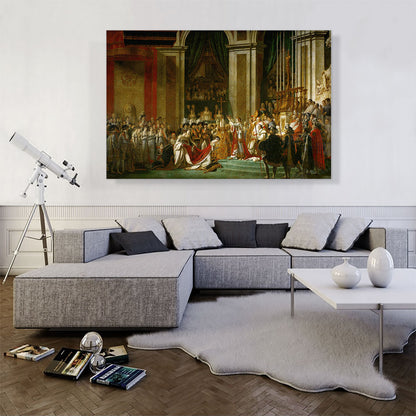 The Coronation Of Napoleon At Notre-Dame De Paris 1804