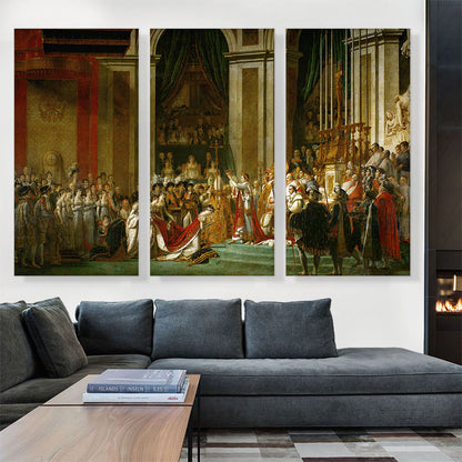 The Coronation Of Napoleon At Notre-Dame De Paris 1804