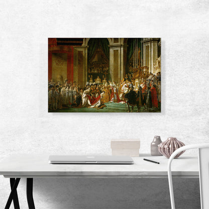 The Coronation Of Napoleon At Notre-Dame De Paris 1804