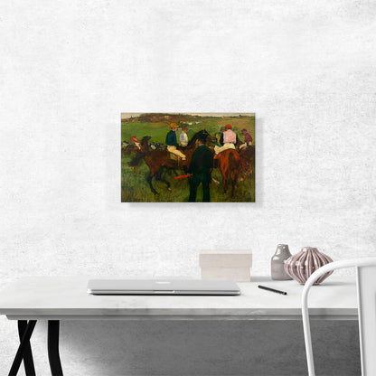 Racehorses - Out of the Paddock 1878