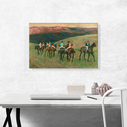 Racehorses in a Landscape 1894