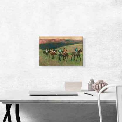 Racehorses in a Landscape 1894
