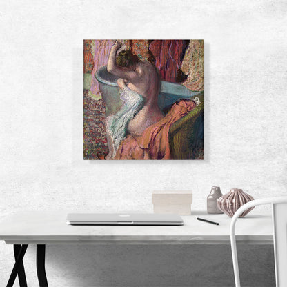 Seated Bather Drying Herself