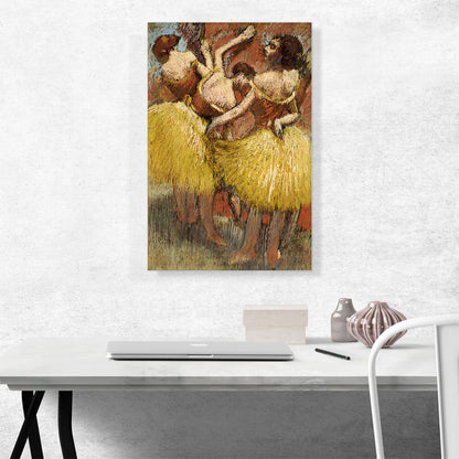 Three Dancers in Yellow