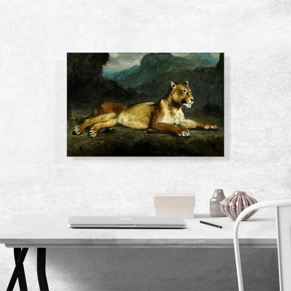 Lioness reclining 1855