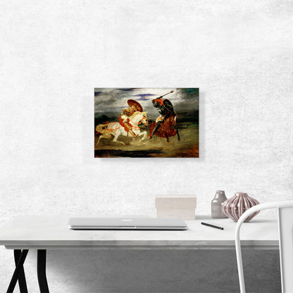 Two Knights Jousting in a Landscape 1824