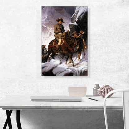 Napoleon Bonaparte Crossing The Alps In 1800