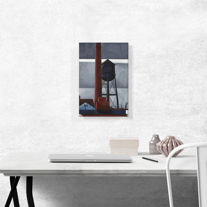 Chimney and Water Tower 1931