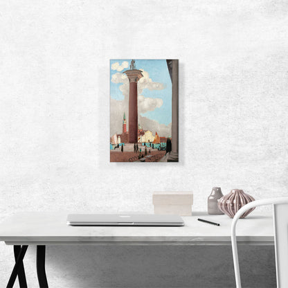 Small View Of Venice Saint Theodore Column 1922