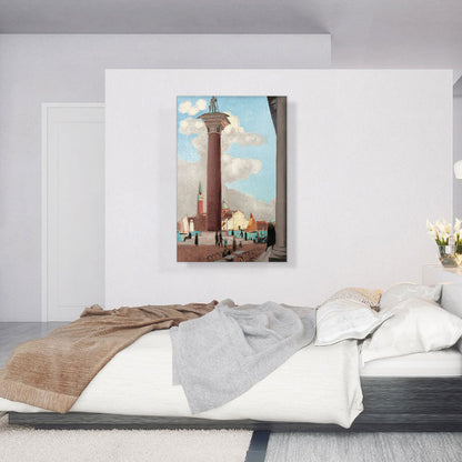 Small View Of Venice Saint Theodore Column 1922