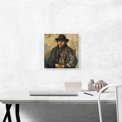 Young Man In Melon Hat 1922