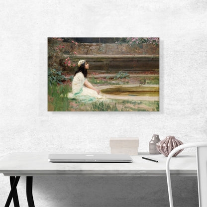 A Young Girl By a Pool