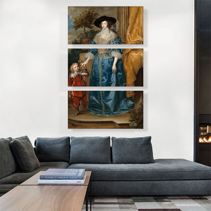 Henrietta Maria And The Dwarf Sir Jeffrey Hudson 1633
