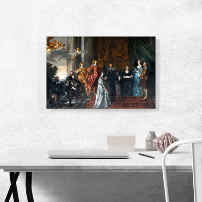 4th Earl Of Pembroke With His Family