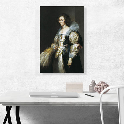 Portrait Of Maria Louisa De Tassis 1630