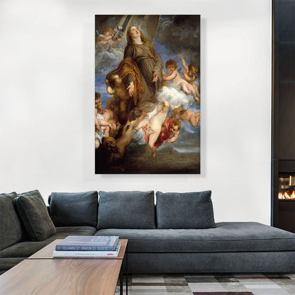 Saint Rosalie Interceding For Plague-Stricken Of Palermo 1624