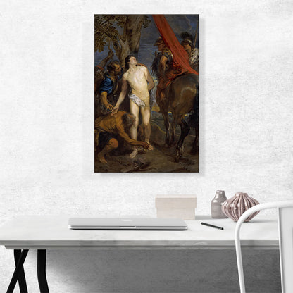 Saint Sebastian Bound For Martyrdom 1620
