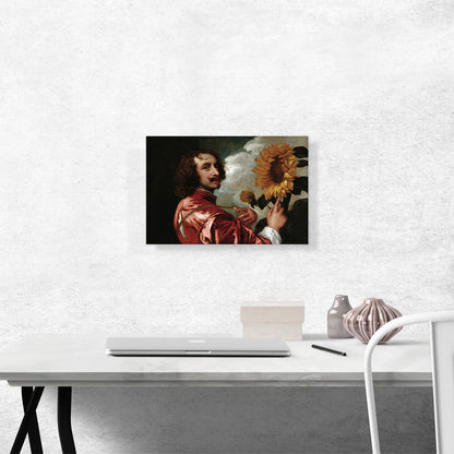 Self-Portrait With a Sunflower 1633