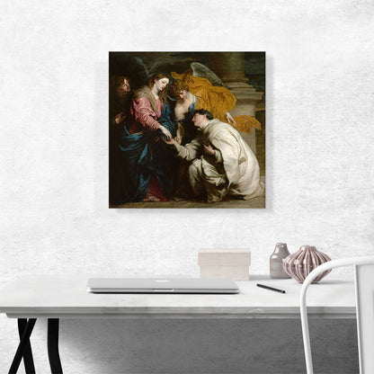 The Vision Of The Blessed Hermann Joseph 1629