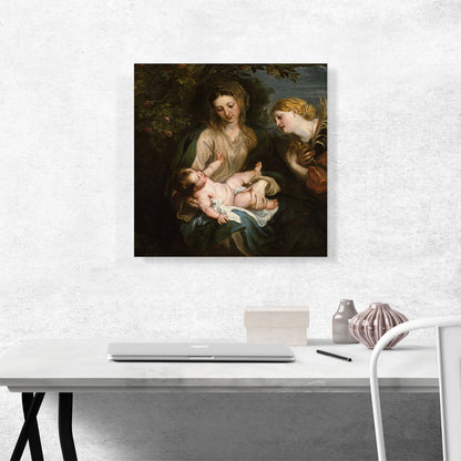 Virgin And Child With Saint Catherine Of Alexandria 1630