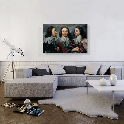 Charles I In Three Positions 1635