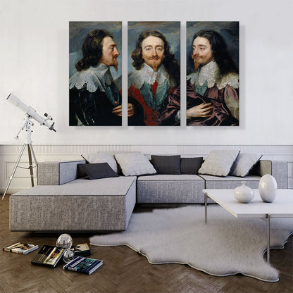 Charles I In Three Positions 1635