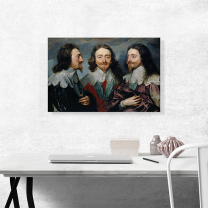 Charles I In Three Positions 1635