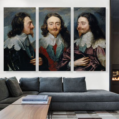 Charles I In Three Positions 1635