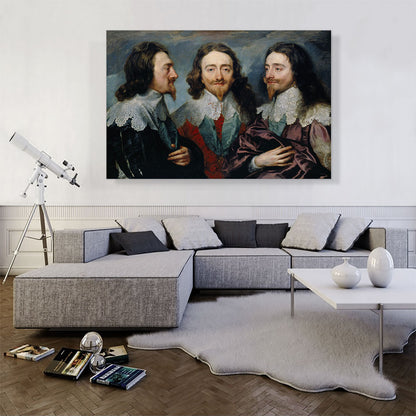 Charles I In Three Positions 1635