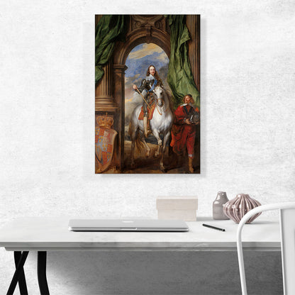 Charles I With M. De St Antoine 1633