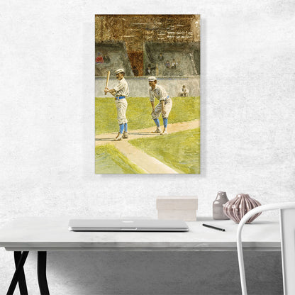 Baseball Players Practicing 1875
