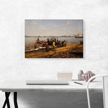 Shad Fishing Gloucester Delaware River 1881