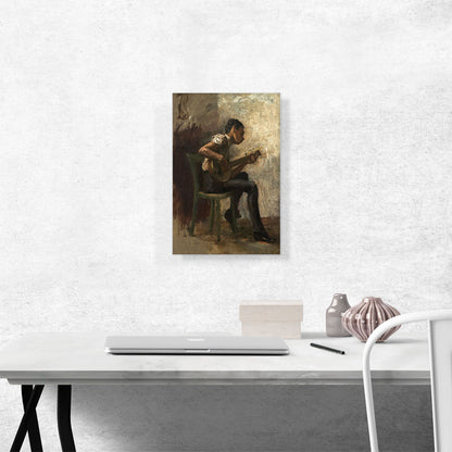 Study For Black Boy Dancing The Banjo Player 1877
