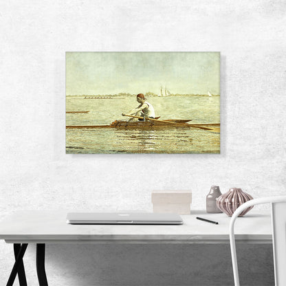 John Biglin In a Single Scull 1873