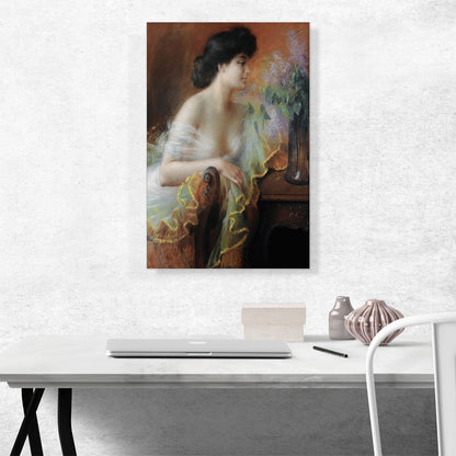 Woman At The Bouquet De Lilas