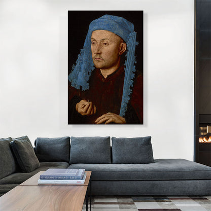 Portrait Of a Man With a Blue Chaperon 1430