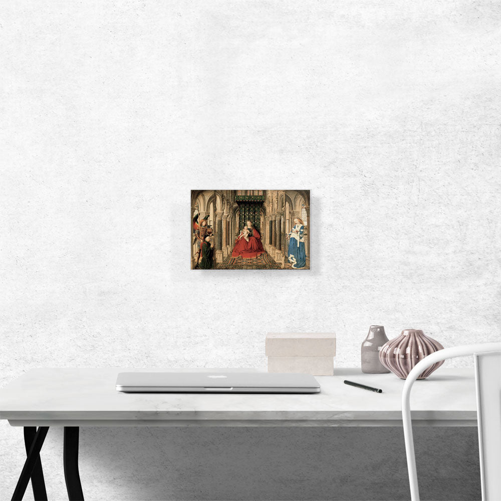 Triptych Of Mary And Child St Michael Catherine