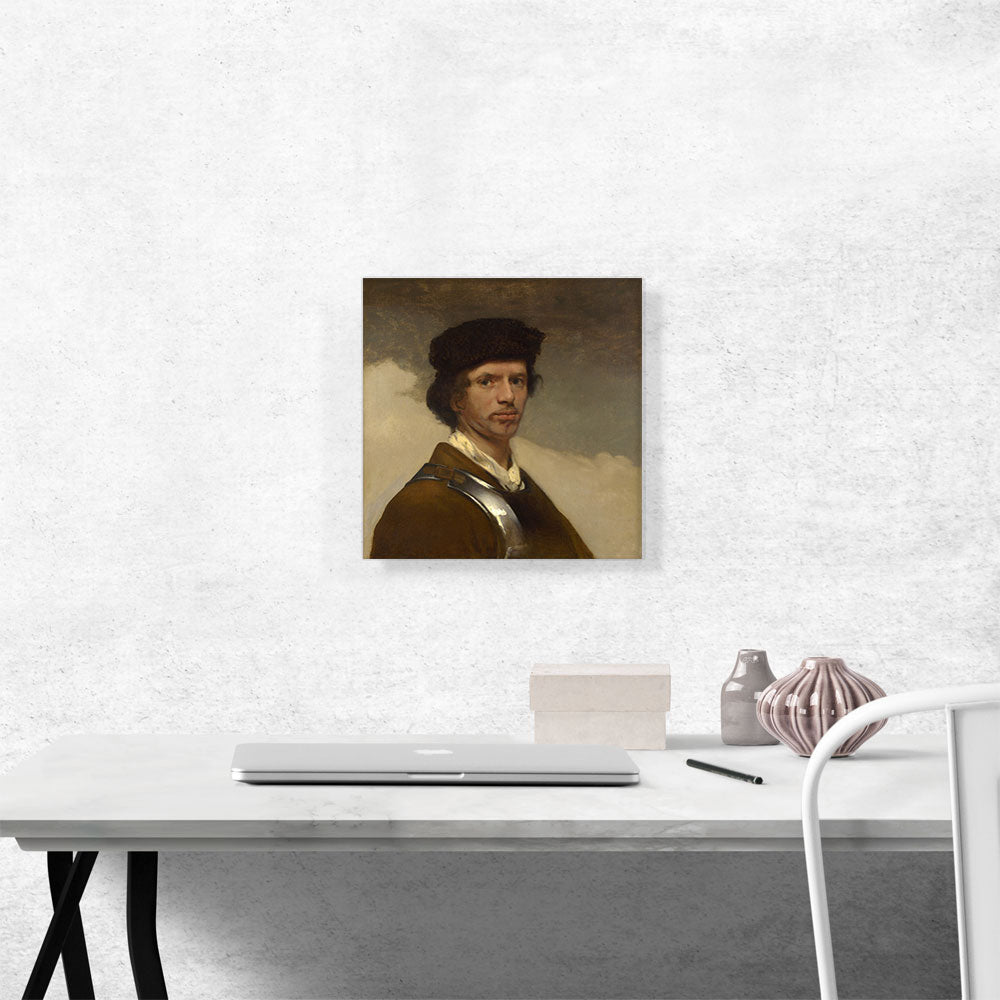 A Young Man In a Fur Cap And a Cuirass 1654