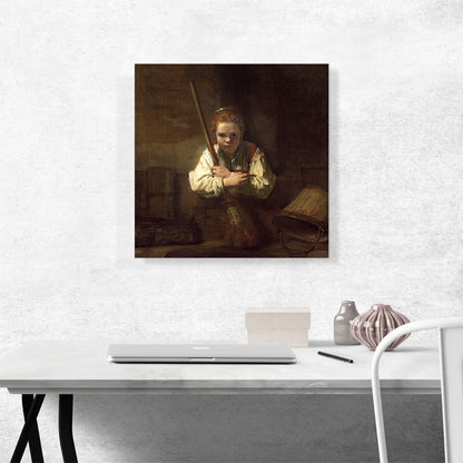 Girl With a Broom