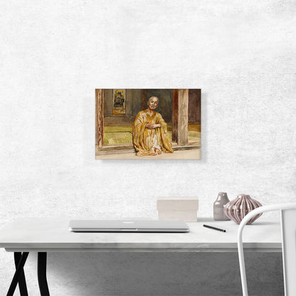 Portrait Of Our Landlord The Buddhist Priest