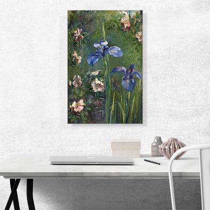 Wild Roses And Irises 1887