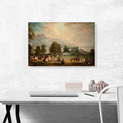Archery Meeting in Bradgate Park, Leicestershire 1850