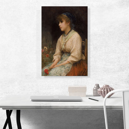A Venetian Flower Girl 1877