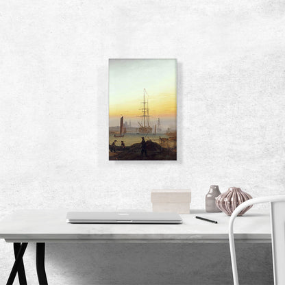 Ships in the Harbor of Greifswald 1820